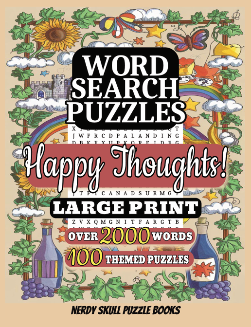 HAPPY THOUGHTS! Word Search Puzzle Book