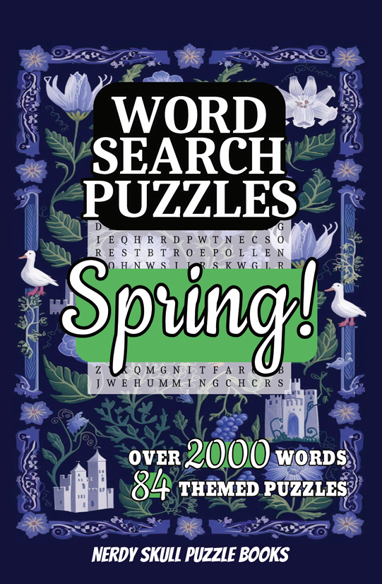 SPRING! Word Search Puzzle Book: 84 Themes, Over 2000 Words, 6 x 9 inches
